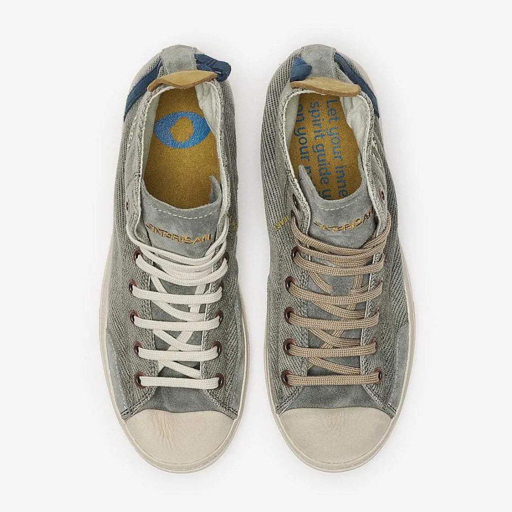 Men Satorisan Trainers^Koto Mid Cotton Vintage