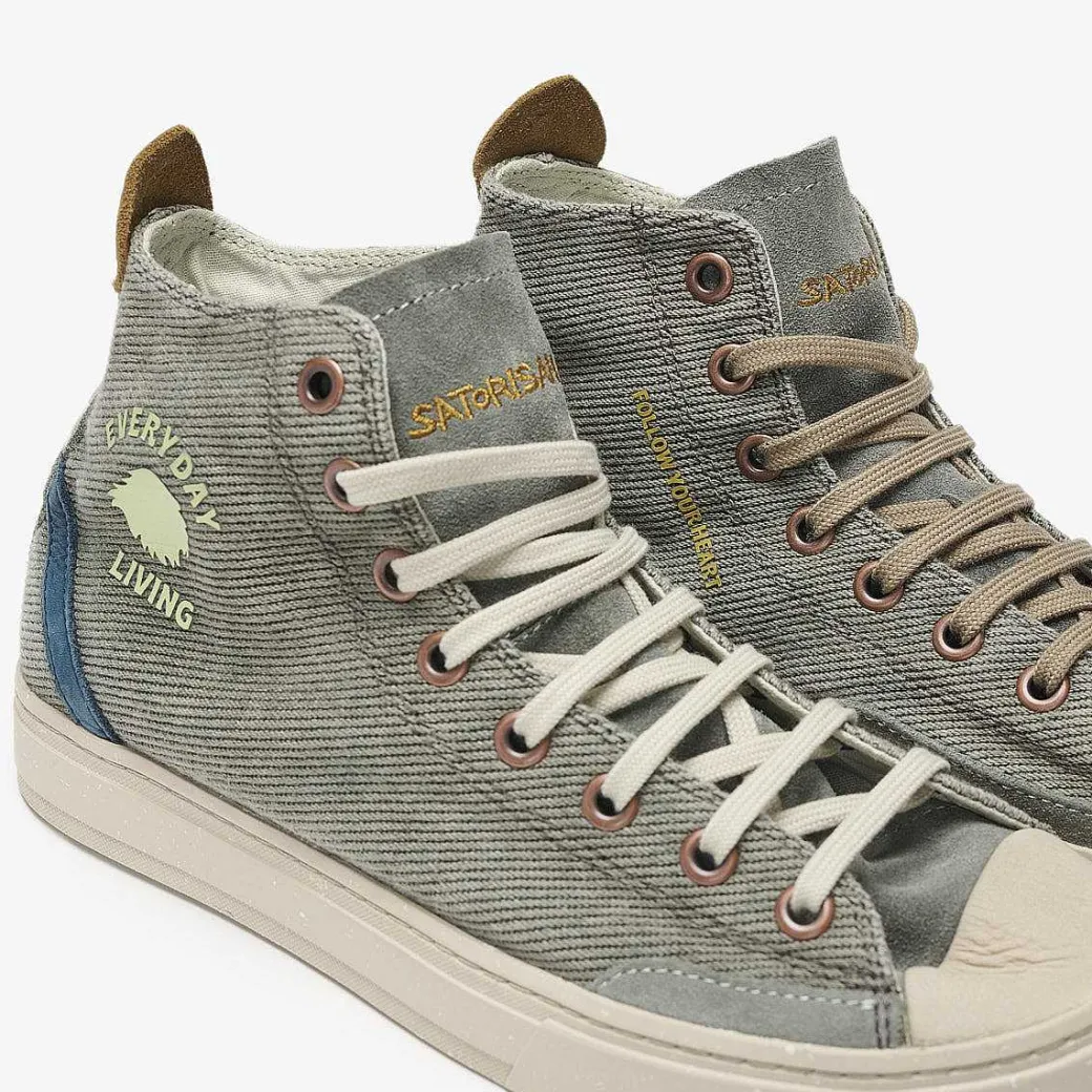 Men Satorisan Trainers^Koto Mid Cotton Vintage