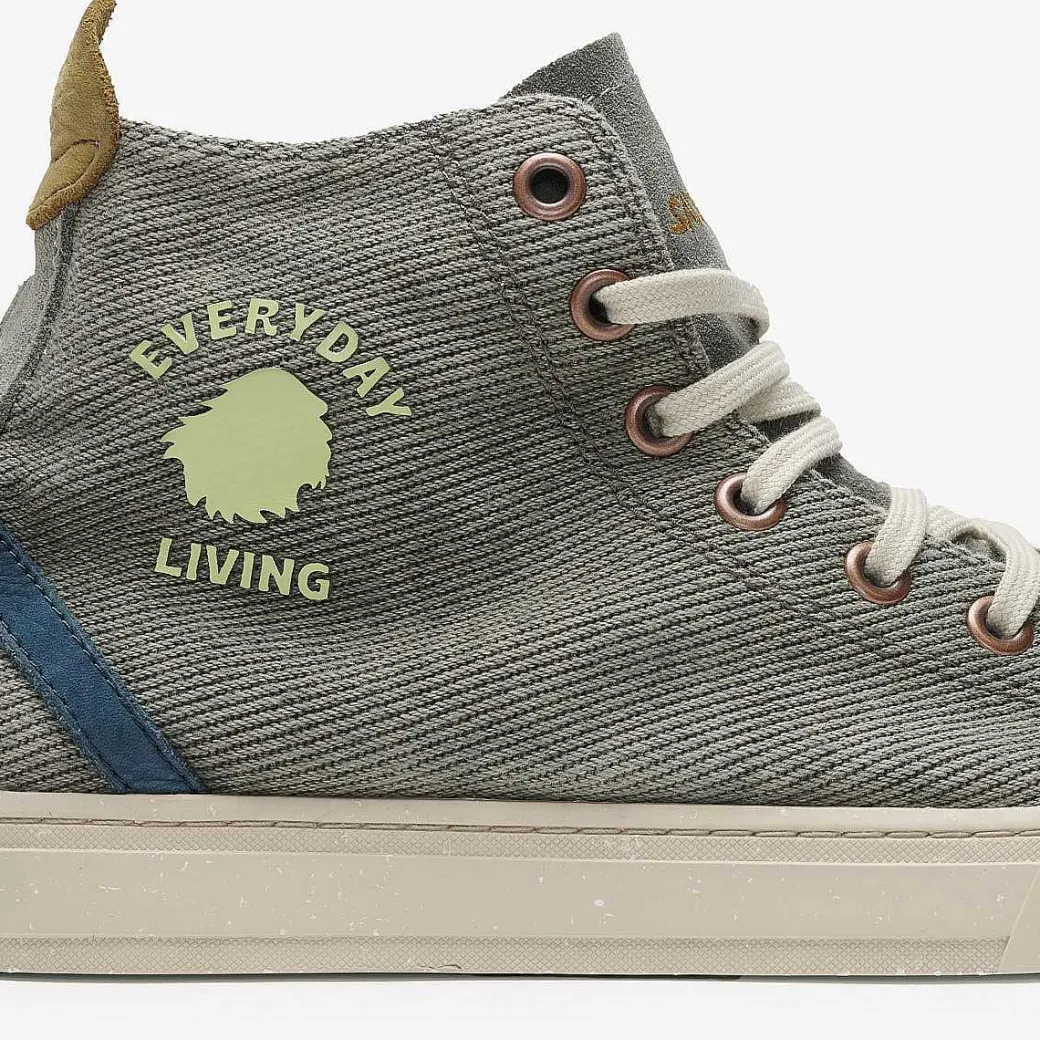 Men Satorisan Trainers^Koto Mid Cotton Vintage