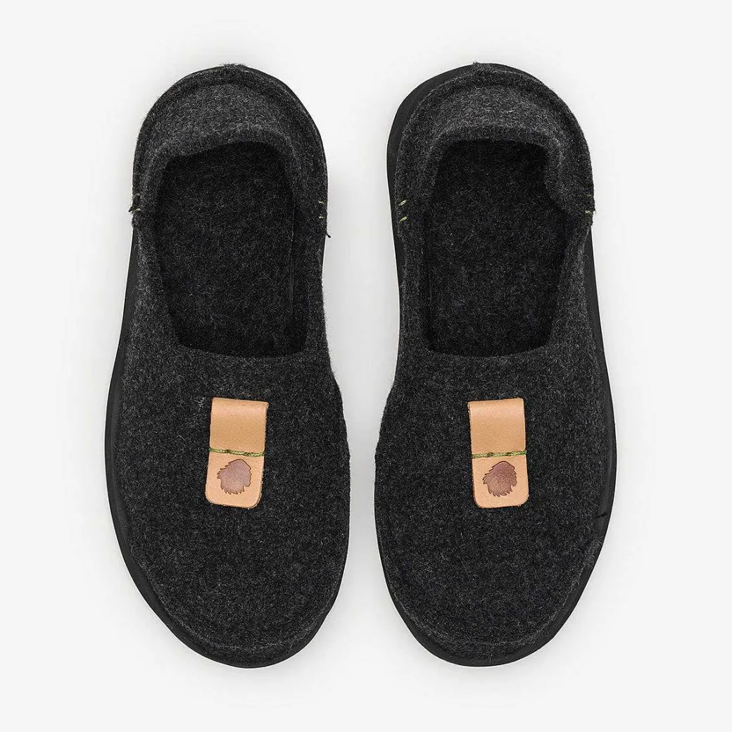 Men Satorisan Slip On^Uwabaki Wool